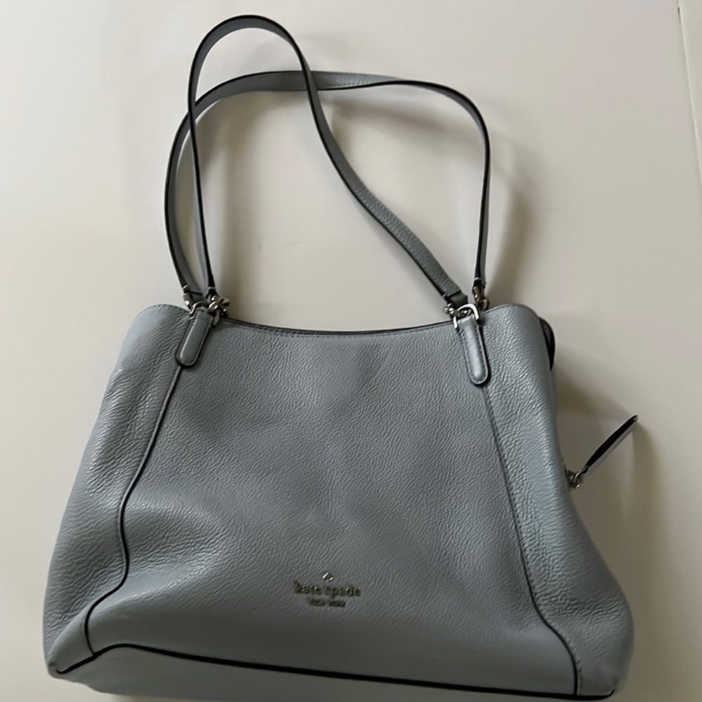 Light blue Kate spade NY purse.